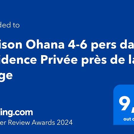 Maison Ohana 4-6 Pers Dans Residence Privee Pres De La Plage กาเนต์-อ็อง-รูสซียง ภายนอก รูปภาพ